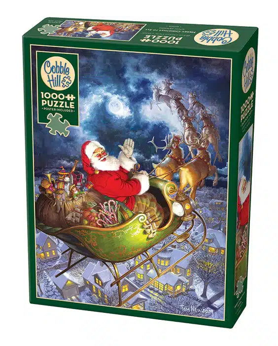 1000 Piece Merry Christmas To All Puzzle Cobble Hill image 0